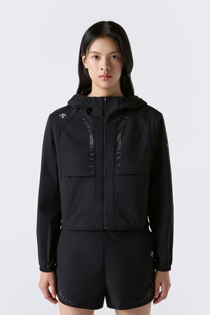 여성 러닝 바람막이 자켓 블랙 SR322RWB81