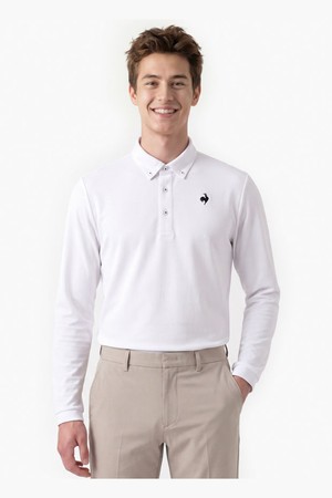 남성 베이직 카라 티셔츠 _WH00 GR311MTL89_WHITE-a