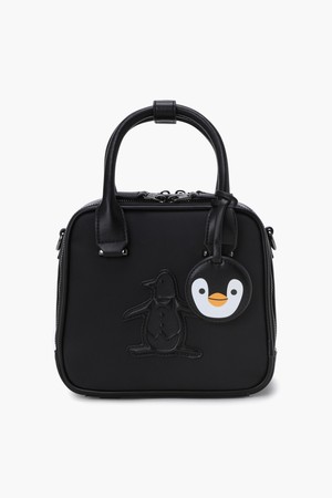 [먼싱웨어] 여성 더블 지퍼 큐브백 블랙 MR322LBG81_BLACK-a
