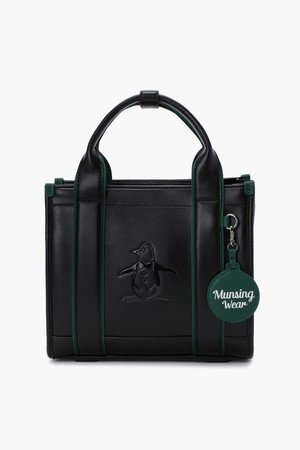 [먼싱웨어] 여성 가죽 스퀘어 카트백 블랙 MR322LBG83_BLACK-a