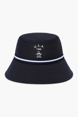 [먼싱웨어] 남성 2도 웨빙 포인트 버킷햇 다크네이비 MR321MCP72_NAVY-a