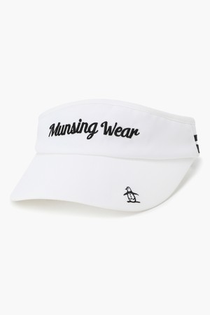 [먼싱웨어] 여성 리본 에센셜 바이저 화이트 MR322LCP72_WHITE-a