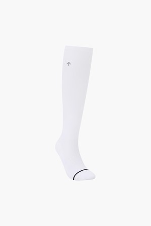 [데상트골프] 여성 논슬립 니삭스  DR32WFSO83_WHITE-a
