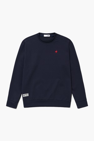 [JAPAN EDITION] 남성 소프트 터치 라운드넥 맨투맨 _NV00 GR311MRL88_NAVY-a