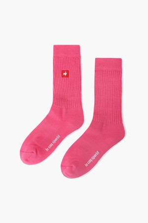 여성 소프트 터치 니트 미들 삭스 _PINK GR322LSO82_PINK-a
