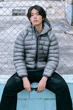 [온라인단독] 유니 경량 볼패딩 - 그레이 QR423JPDO1