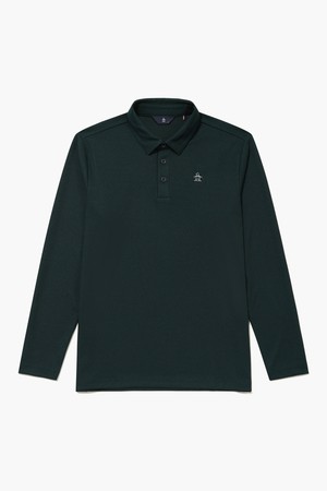 [먼싱웨어] 남성 조직감 긴팔 티셔츠 딥그린 MR321MTL92_GREEN-a