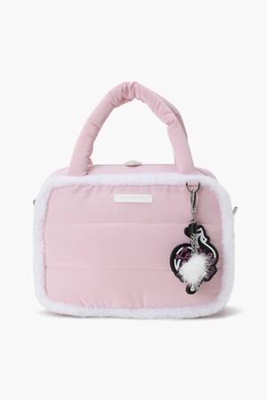여성 폼폼 패딩 토트백 _PINK GR422LBGO1