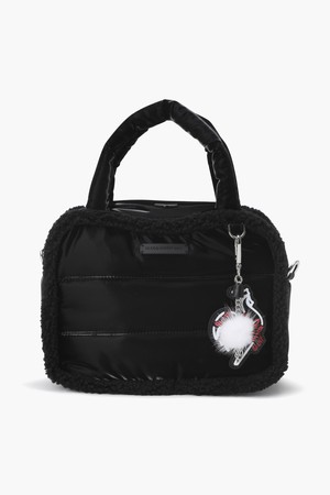 여성 폼폼 패딩 토트백 _BLCK GR422LBGO1