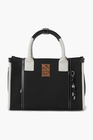 여성 캔버스 스퀘어 토트백 _BLCK GR322LBG85
