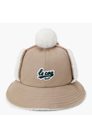 여성 폼폼 귀도리 버킷햇 _BEGE GR322LCP92_BEIGE-a