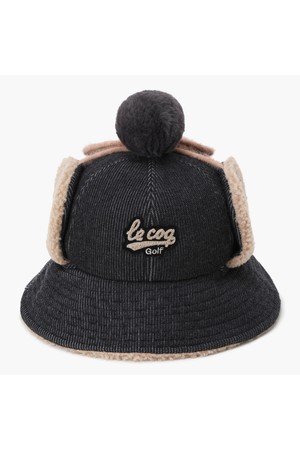여성 폼폼 귀도리 버킷햇 _GREY GR322LCP92_GREY-a