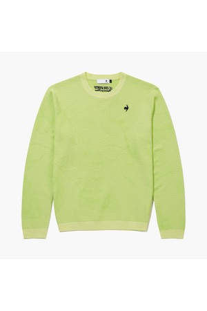 남성 스트레치 리프 스웨터 _LM00 GR311MRL89_GREEN-a