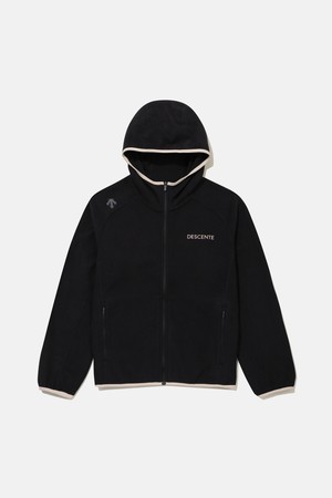 마이크로플리스 후드형 자켓 블랙 SR423UKTN1