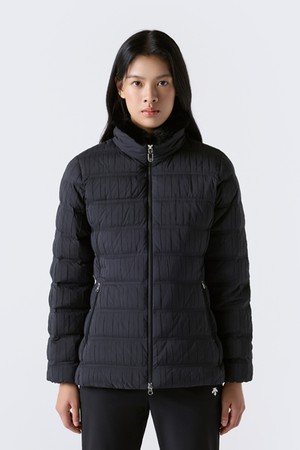 여성 중경량 스탠드넥 다운 자켓 블랙 SR322SDJ92