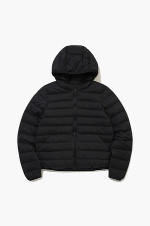 [먼싱웨어] 여성 후디드 경량 다운 점퍼 블랙 MR322PJP95_BLACK-a