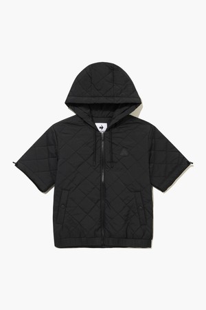 여성 경량 퀼팅 반팔 점퍼 _BLCK GR322LBL93_BLACK-a