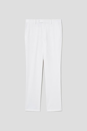 [란스미어 골프] [Golf] 남성 골프 사선 절개 팬츠  화이트 (LA5221L511)_WHITE-a