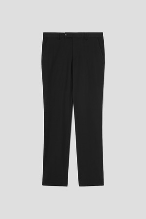 [란스미어 골프] [Golf] 남성 골프 사선 절개 팬츠  블랙 (LA5221L515)_BLACK-a