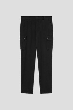 [란스미어 골프] [Golf] 남성 골프 카고 팬츠  블랙 (LA5221L525)_BLACK-a