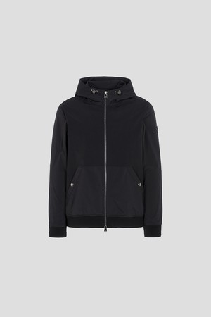 [란스미어 골프] [Golf] 남성 Spring 배색 후디 아우터 - 블랙 (LA5237L525)_BLACK-a