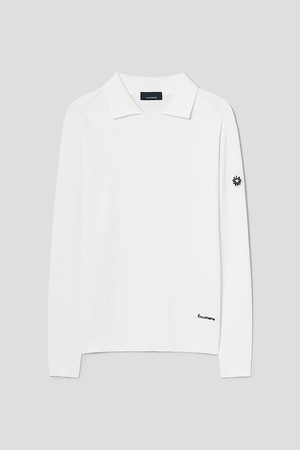 [란스미어 골프] [Golf] 남성 골프 긴팔 티칼라 스웨터  화이트 (LA5251L511)_WHITE-a