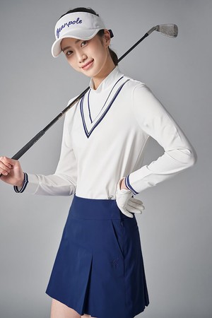 [Reedition] 여성 하이넥 티셔츠 - 아이보리_IVORY-a