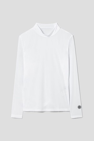 [Essential] 여성 하이넥 냉감 베이스레이어 - 화이트_WHITE-a