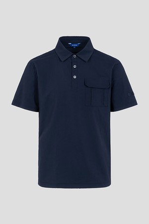 남성 시어서커 티셔츠 - 네이비_NAVY-a