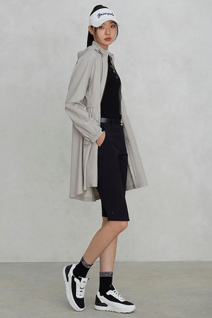 여성 방수 레인웨어 패커블 바람막이 - 라이트 그레이_GREY-a