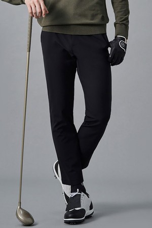 남성 가을 테이퍼드 팬츠 - 블랙_BLACK-a