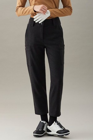 여성 TR 기모 테이퍼드 팬츠 - 그레이_GREY-a