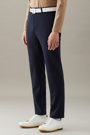 남성 면터치 스트레이트 팬츠 - 네이비_NAVY-a