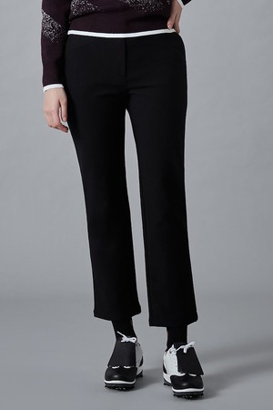 [Premium] 여성 성동 쉘러 부츠컷 팬츠 - 블랙_BLACK-a