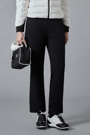 여성 성동 다운 부츠컷 팬츠 - 블랙_BLACK-a