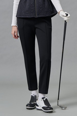 여성 웜 조거 밴딩 팬츠 - 블랙_BLACK-a