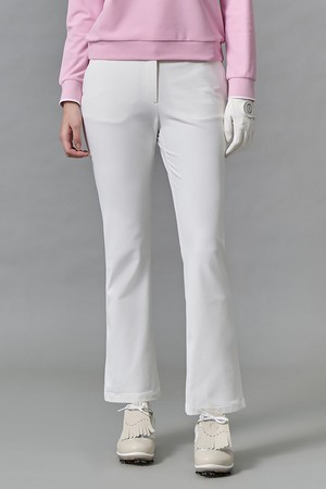 여성 베이직 핏업 부츠컷 팬츠 - 아이보리_IVORY-a