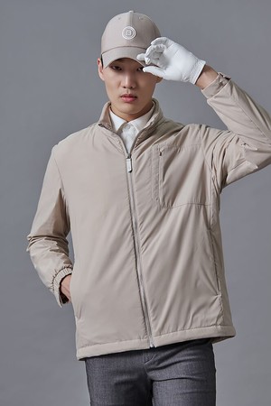 남성 간절기 패딩 점퍼 - 베이지_BEIGE-a