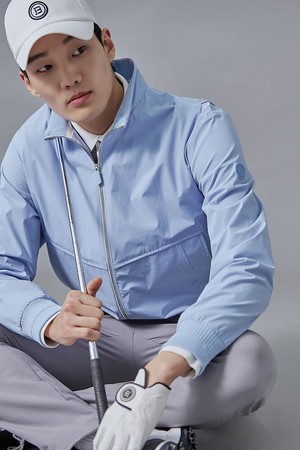 남성 블루종 점퍼 - 스카이 블루_BLUE-a