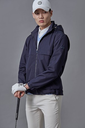 남성 퍼포먼스 바람막이 - 네이비_NAVY-a