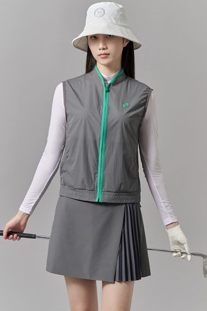 여성 봄 초경량 베스트 - 그레이_GREY-a