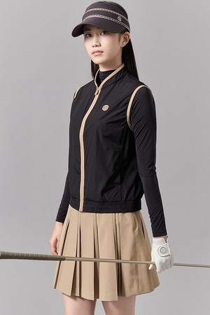 여성 봄 초경량 베스트 - 블랙_BLACK-a