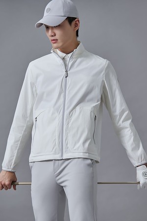 남성 경량 바람막이 - 화이트_WHITE-a