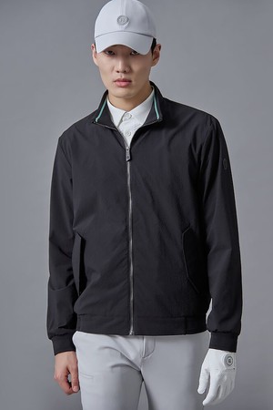 남성 경량 시어서커 점퍼 - 블랙_BLACK-a