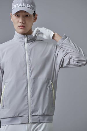 남성 펀칭 바람막이 - 라이트 그레이_GREY-a