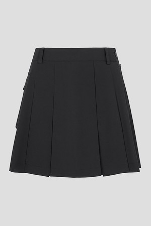 여성 원포켓 변형 큐롯 - 블랙_BLACK-a