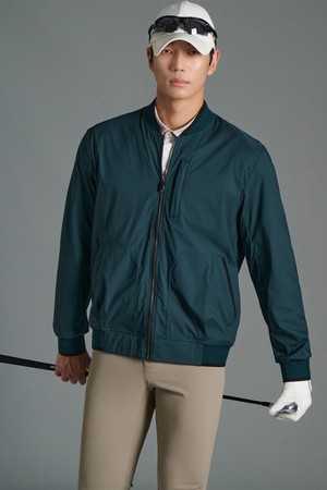 남성 가을 블루종 점퍼 - 그린_GREEN-a