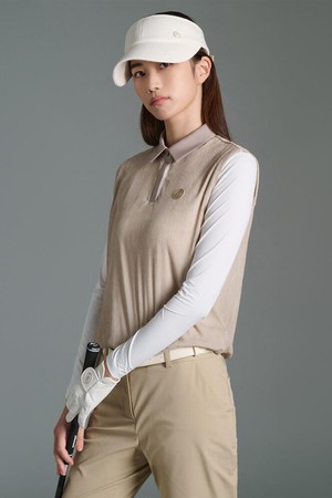 여성 AIO 티셔츠 - 베이지_BEIGE-a