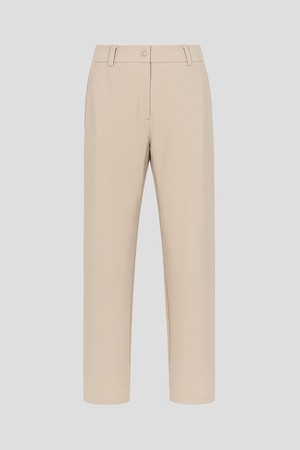 여성 약기모 반조거 팬츠 - 베이지_BEIGE-a