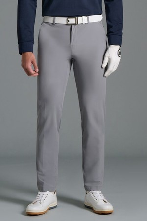 남성 가을 스트레이트 팬츠 - 라이트 그레이_GREY-a